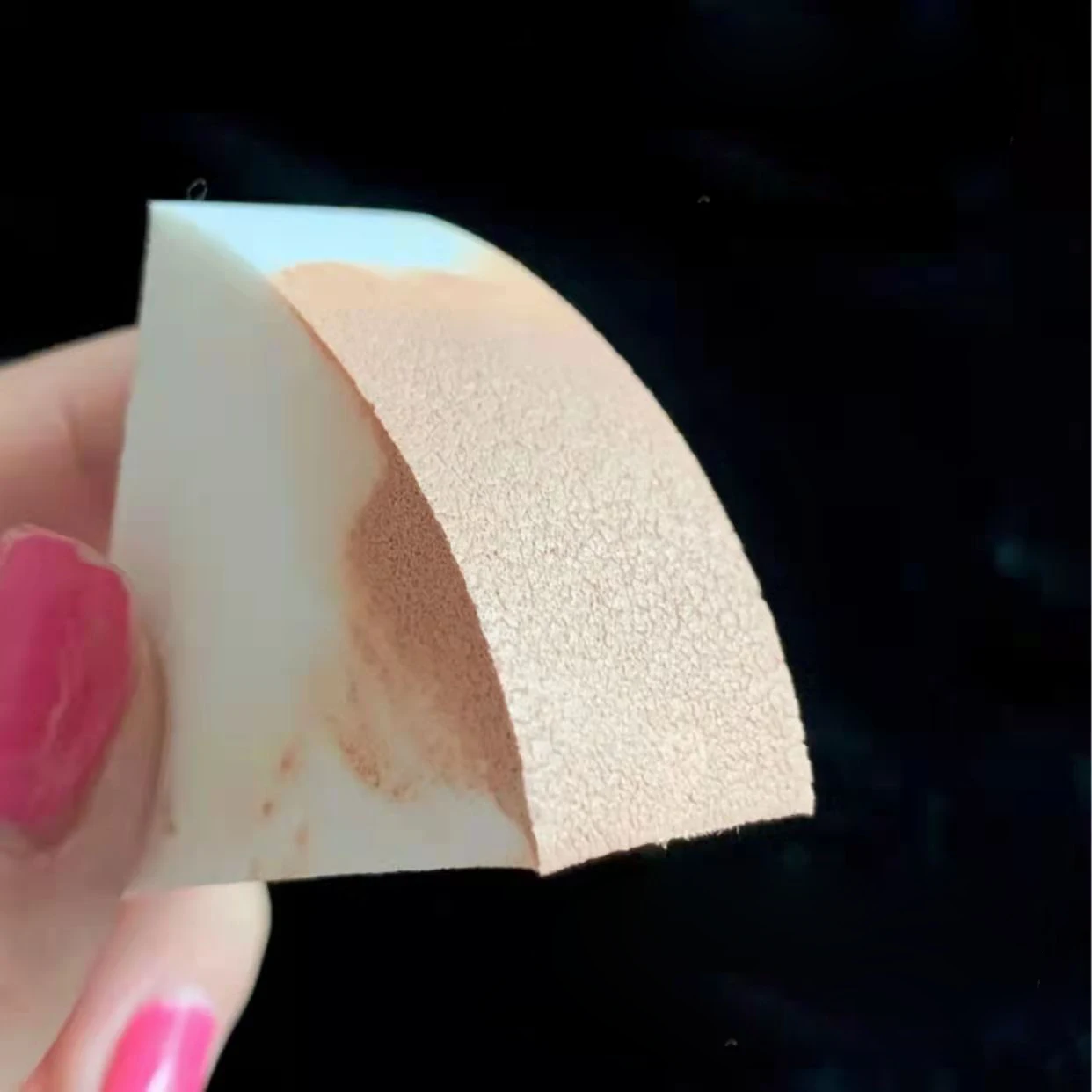 Dreieck Soft Makeup Schwamm Makellos Puder quaste Mixer Schönheit Benutzer definiertes Logo Kosmetik werkzeug Facial Puff Tool Make-up Schwämme