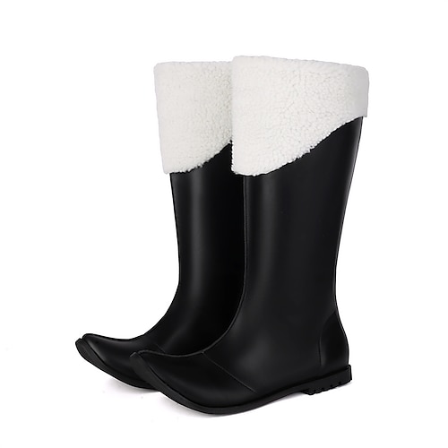 Mittelalterlich Renaissance Schuhe Kniehohe Stiefel Flache Jazzstiefel Ritter Keltischer Ritter Kostüm Herren Keltisch Seeräuber königlich Maskerade Veranstaltung / Fest LARP Renaissance-Messe Image