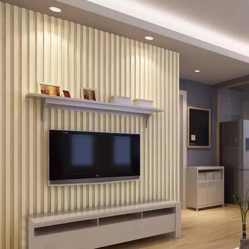 Moderne PVC-Decken wand paneele für Hotels Wasserdicht feuerfest Feuchtigkeit beständig mit geometrischem Muster für Badezimmer Küchen