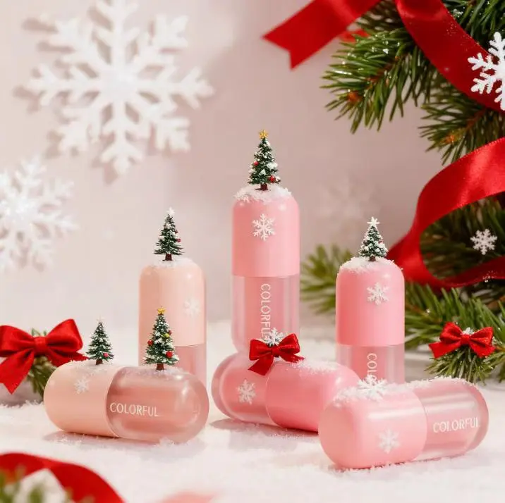 Jinze Empty Plastic Lip gloss Tube 43 ml runder Lip gloss Behälter Kosmetik verpackung für Schönheit