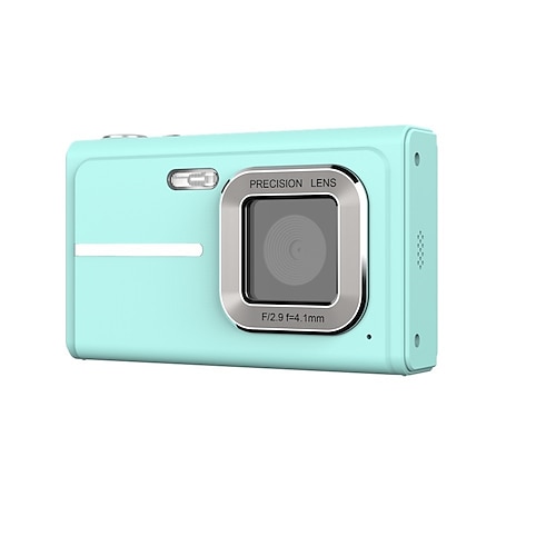 Einfache, atmosphärische Digitalkamera im Taschenformat für Vlogging, CCD-Kamera, Einsteigermodell für Fotografie, ideales Weihnachtsgeschenk für Studenten Image