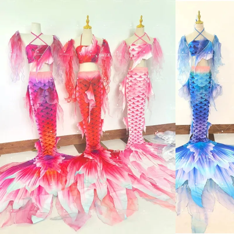 Original Custom Frau Meerjungfrau Schwanz Erwachsene Badeanzug Aquarium Meerjungfrau Badeanzug HD Fischschwanz Tauchen Cosplay Image