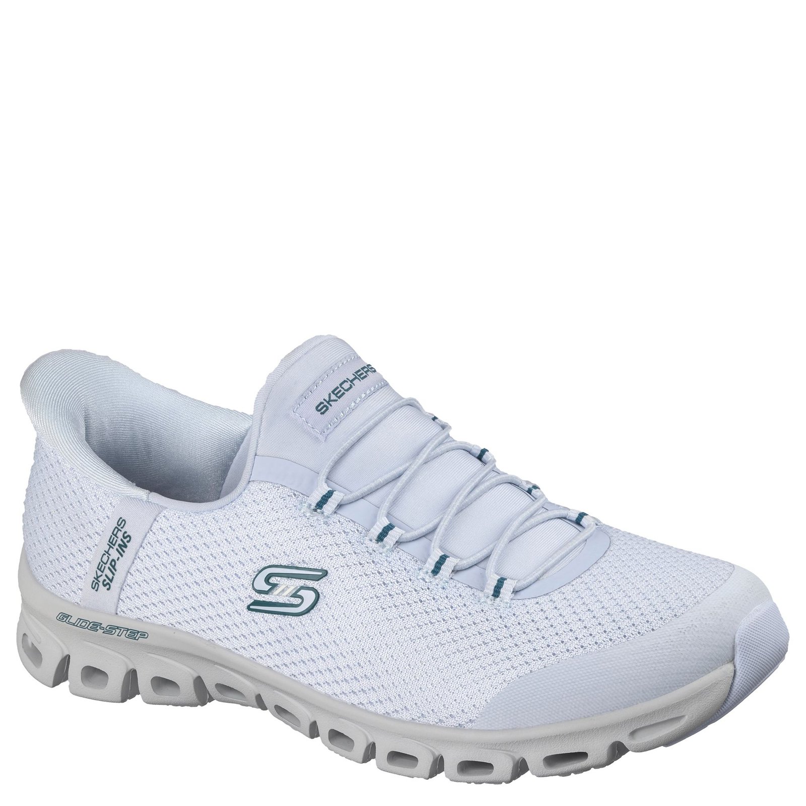 Skechers Sport Active Slip-ins: Glide-Step-Vibey - Womens 7.5 Blue Sneaker Medium
