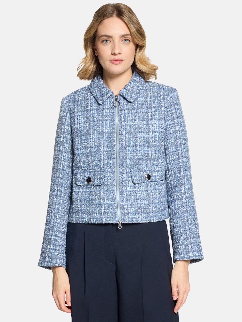 Betty Barclay Blazer-Jacke Damen hellblau, 46 Image