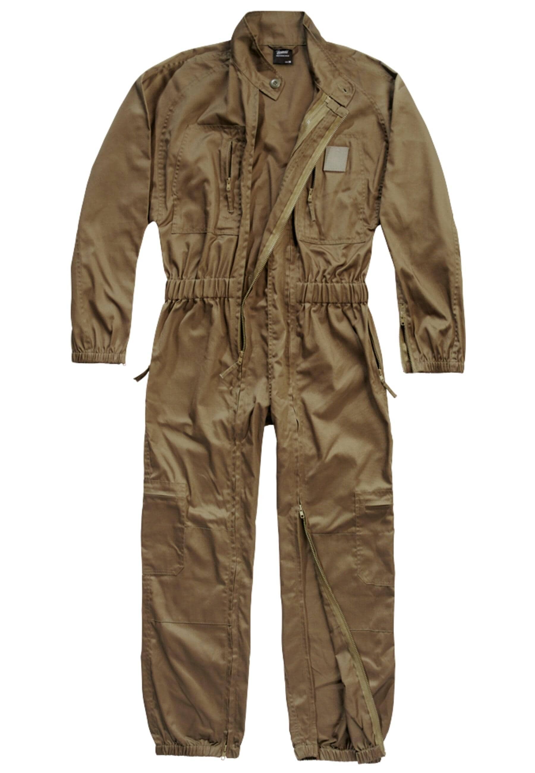 Jumpsuit BRANDIT "Brandit Herren Einsatzkombi", Herren, Gr. S, US-Größen, olive, 80% Polyester, 20% Baumwolle, unifarben, normal, Overalls Jumpsuit