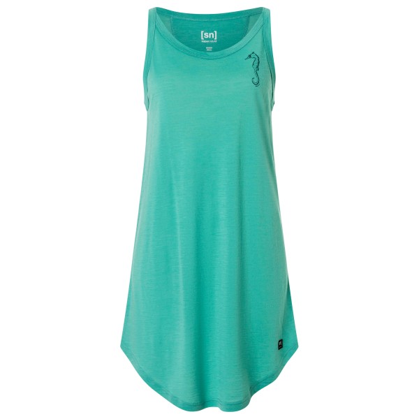 super.natural - Women's Sea Horse Dress - Kleid Gr M türkis