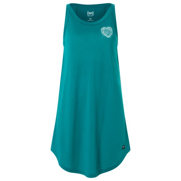 super.natural - Women's Little Heartwood Dress - Kleid Gr XS türkis