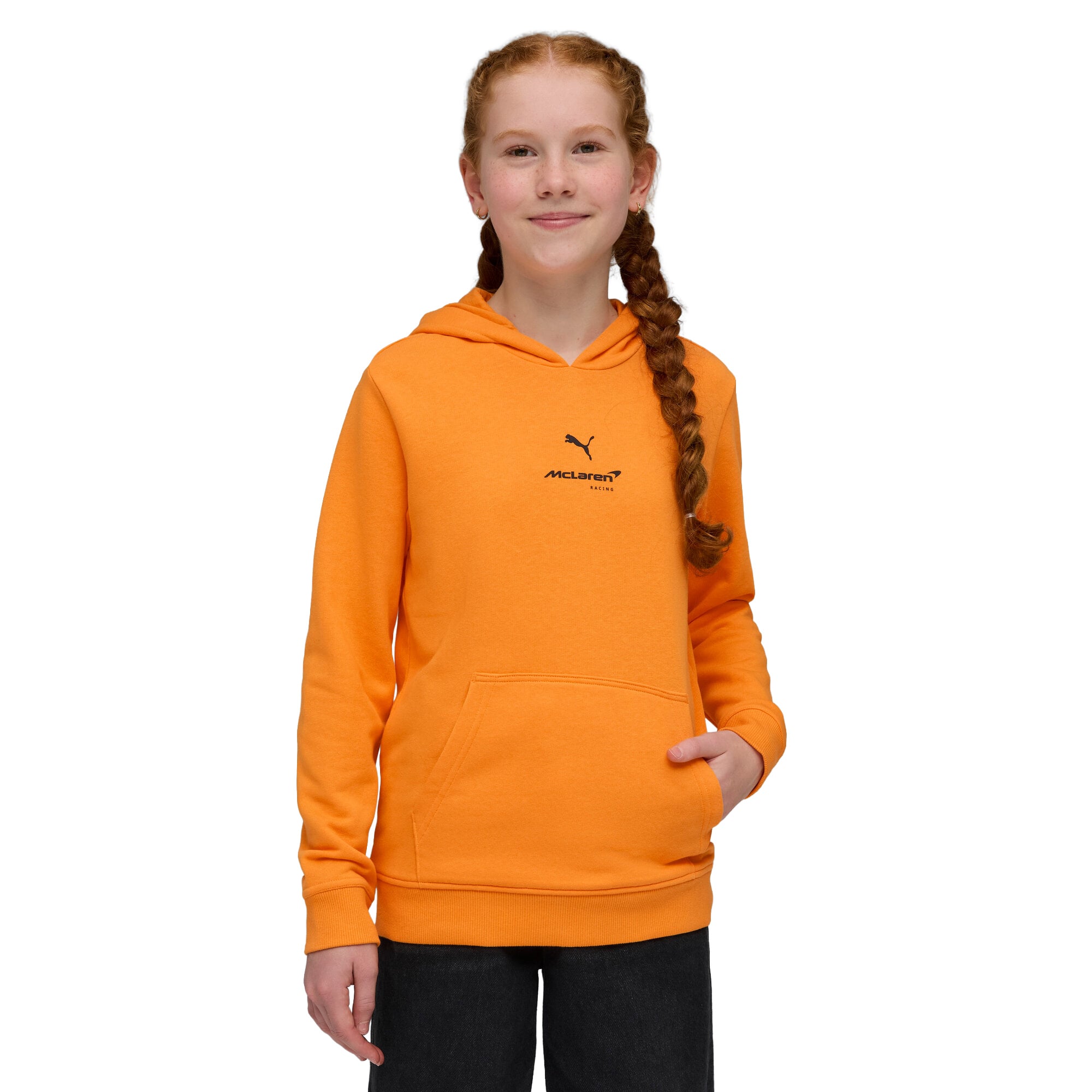 Sweat à capuche McLaren Essential - Papaye - Enfant - unisexe Taille: 152