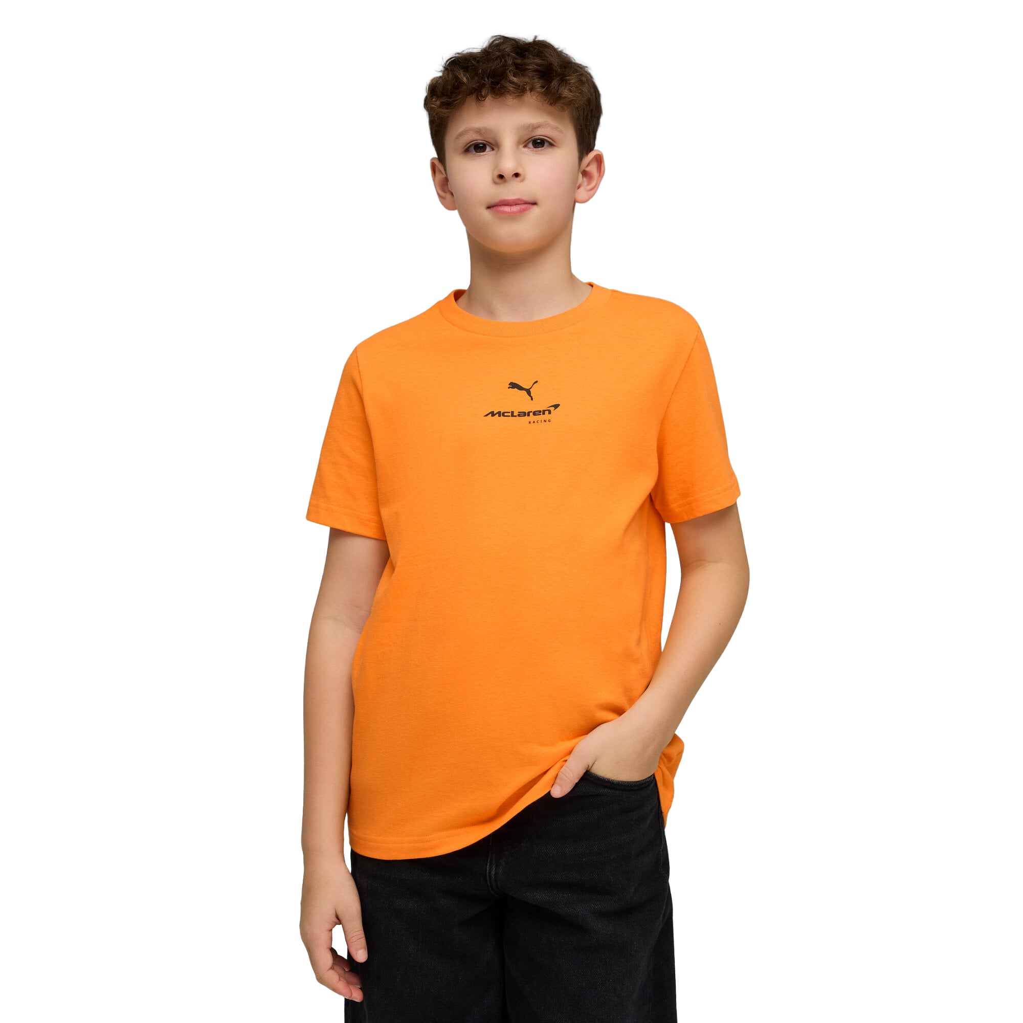 T-shirt petit logo McLaren - Papaye - Enfant - unisexe Taille: 128