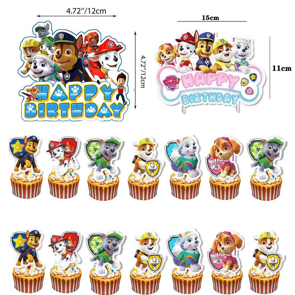 PAW Patrol Cake Topper Skye Geburtstagsdekoration PAW Patrol Thema Geburtstag Party Dekoration Kinder Partyzubehör Babyparty Image