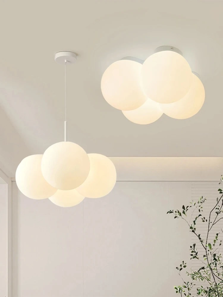 Moderne Blase Ballon Milch Weiß Deckenleuchte Nette Kinderzimmer Licht Nordic Moderne Einfache Zimmer Schlafzimmer Pendelleuchte