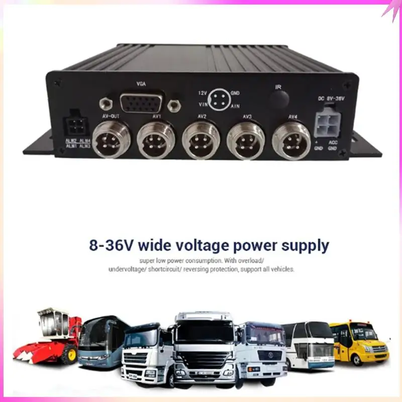 B68C 4CH MDVR Loop Recording Unterstützung 512 GB Speicher für einzelne SD-Karte Mobile DVR für Bus LKW