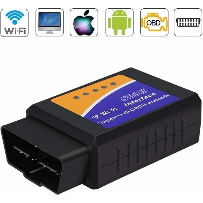Strumento Diagnostico Obd2 Wifi - Scanner Elm327 Obd Ii Per Tutti I Veicoli (ios/android/windows)