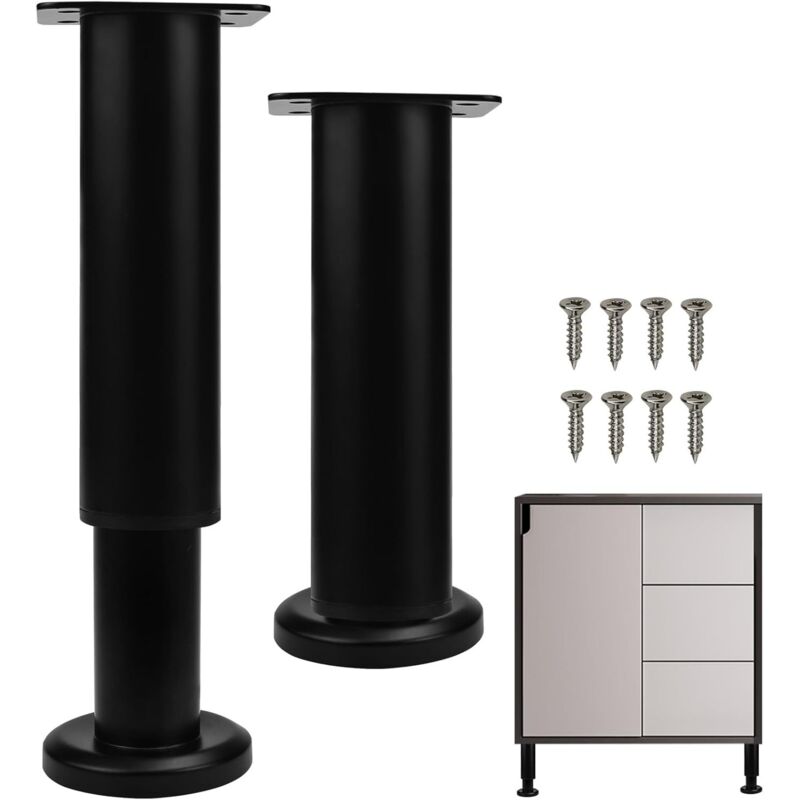 Pezzi Gambe Per Mobili In Acciaio Inox, Gambe Per Mobili Regolabili, 18-30 Cm, Gambe Per Tavolo In Acciaio, Gambe Di Supporto Per Mobili, Gambe Di Supporto Per Letto, Gambe Per Letto Regolabili Per Di