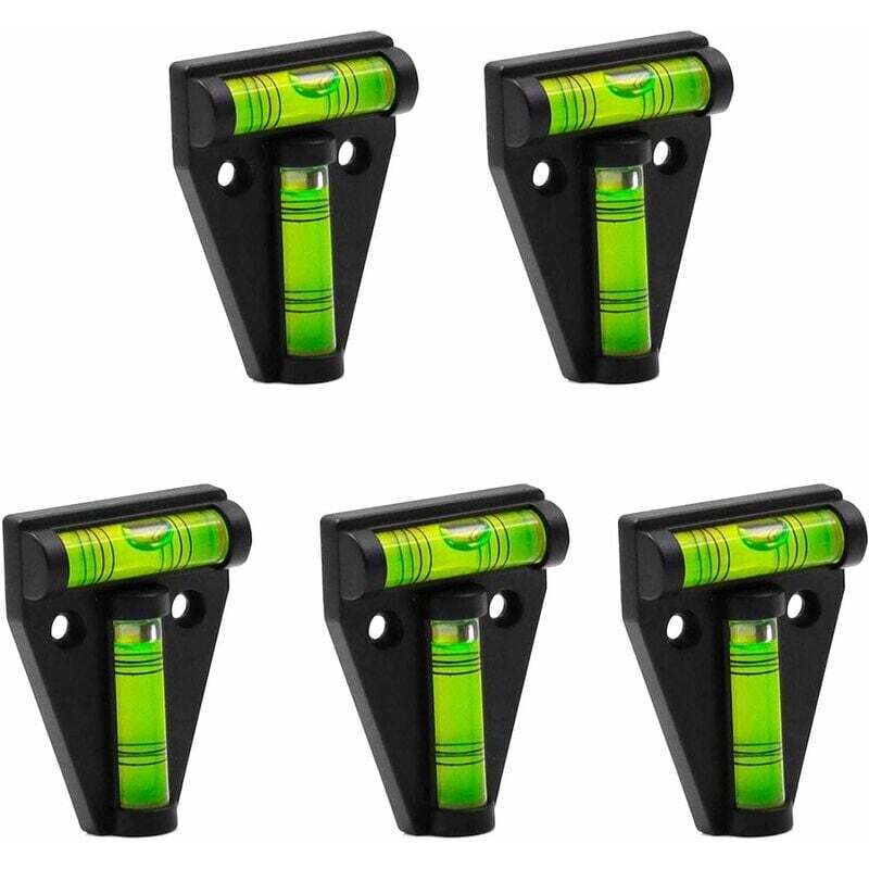 Lablanc - Livella A Bolla A T Per Camper, 5 Pezzi, Livella A Bolla Multiuso A 2 Vie, Livella A Bolla Di Tipo T Per Camper, Macchinari, Mobili, Treppiedi, Misurazione Di Apparecchiature Fotografiche