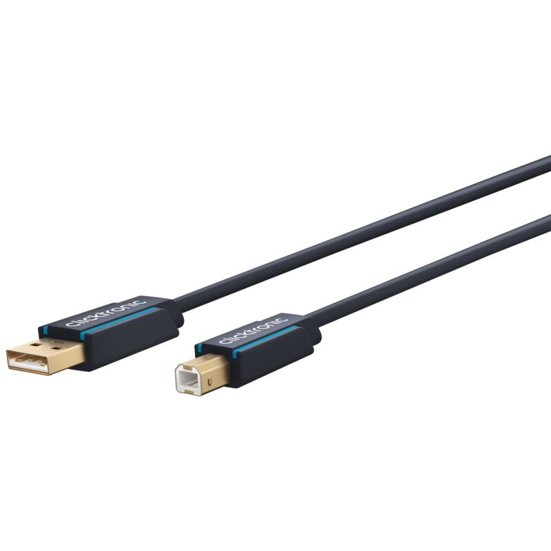 Cavo Adattatore Da Usb-a A Usb-b 2.0, Cavo Premium Spina Usb A Spina Usb B 2.0 1,8 M 480 Mbit/s. Lunghezza Del Cavo 1.8 M