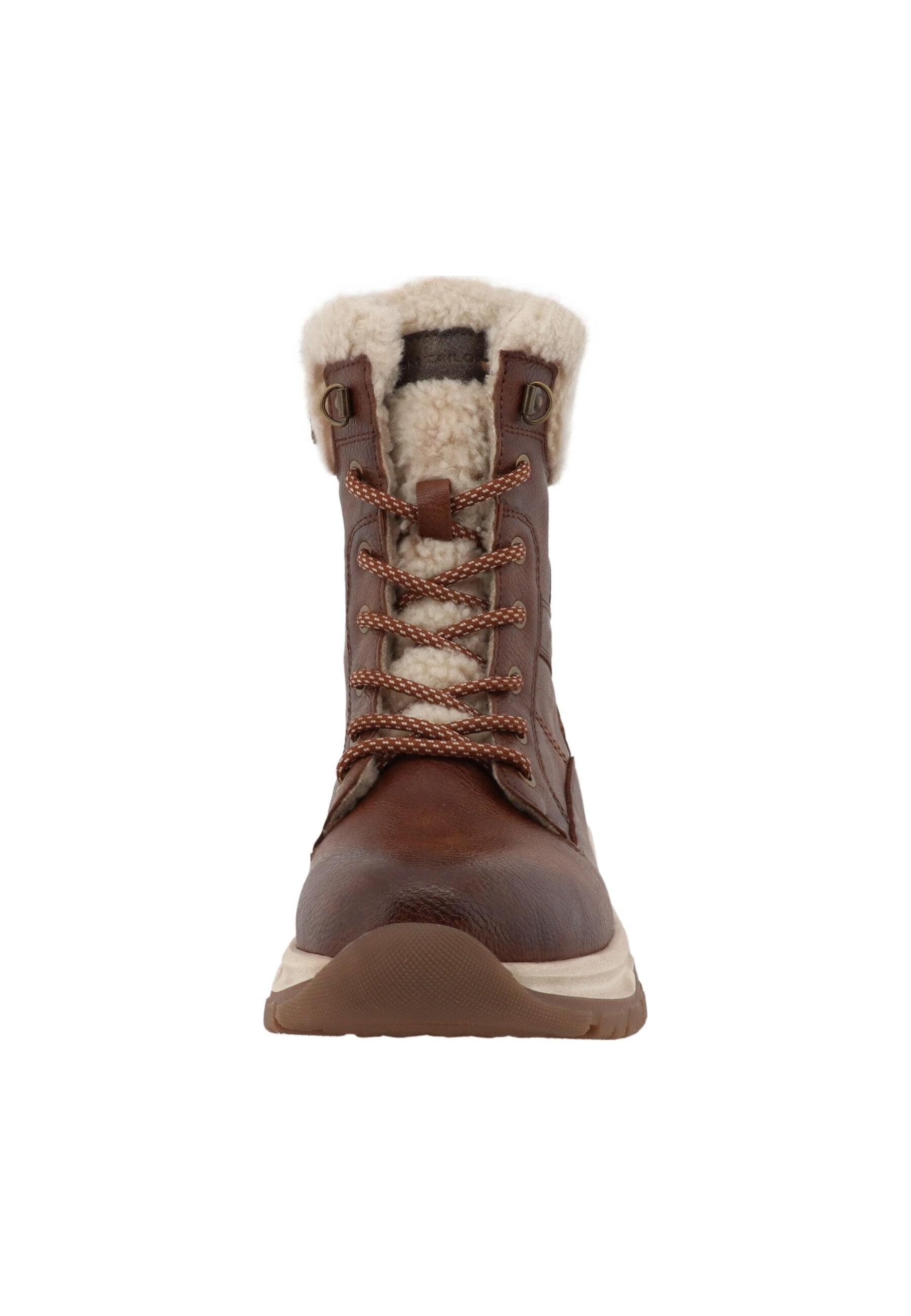 Stiefel TOM TAILOR "Tom Tailor Winter Boots", Damen, Gr. 36, cognac, Schuhe Stiefel