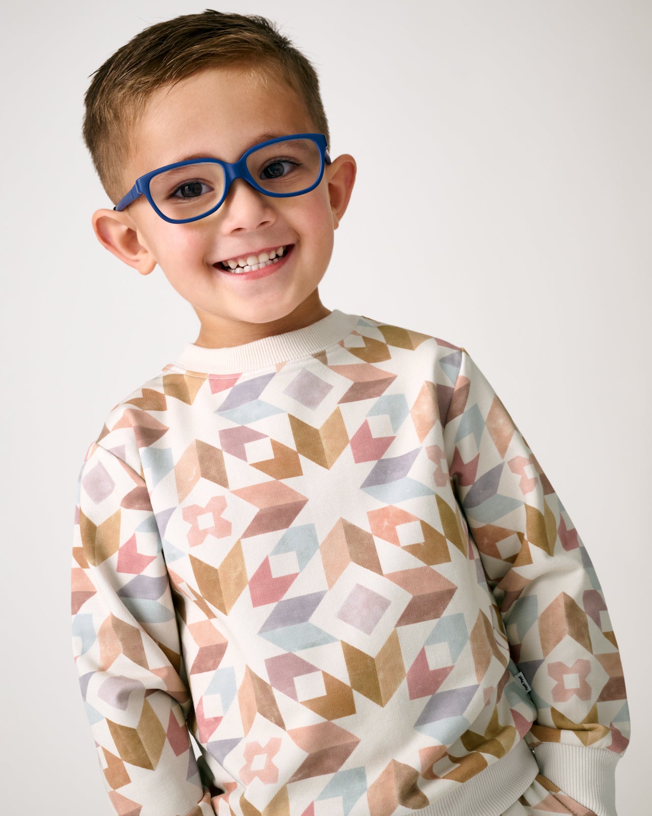 Kaleidoscope Dreams Kids Bamboo Crewneck Sweatshirt - 6