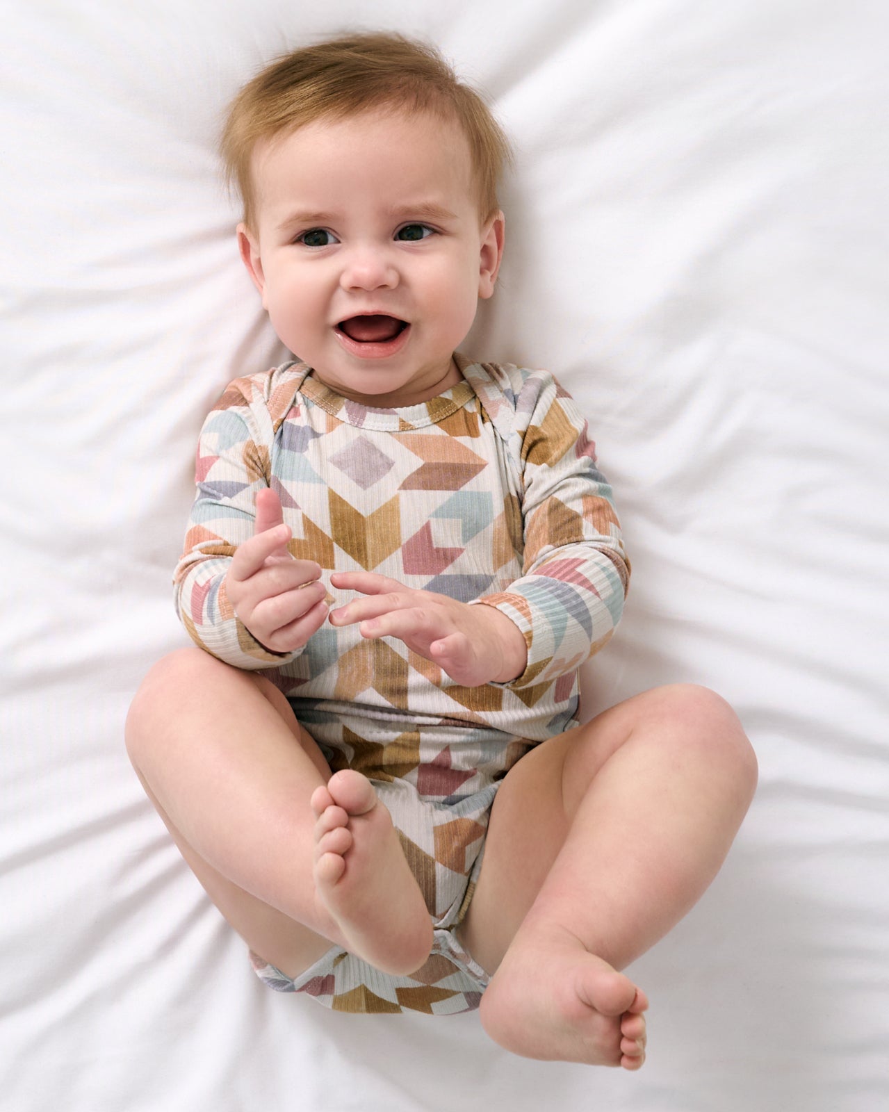 Kaleidoscope Dreams Ribbed Bodysuit - 18-24 months