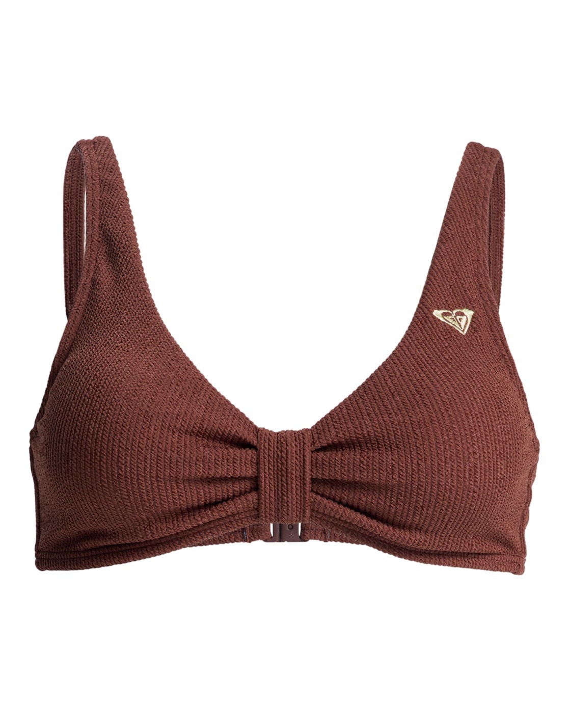Triangel-Bikini-Top ROXY "Roxy Sunshine", Damen, Gr. M, Cup B, cappuccino, Obermaterial: 89% Microfaser, 11% Elasthan;, Bikini-Oberteile Image