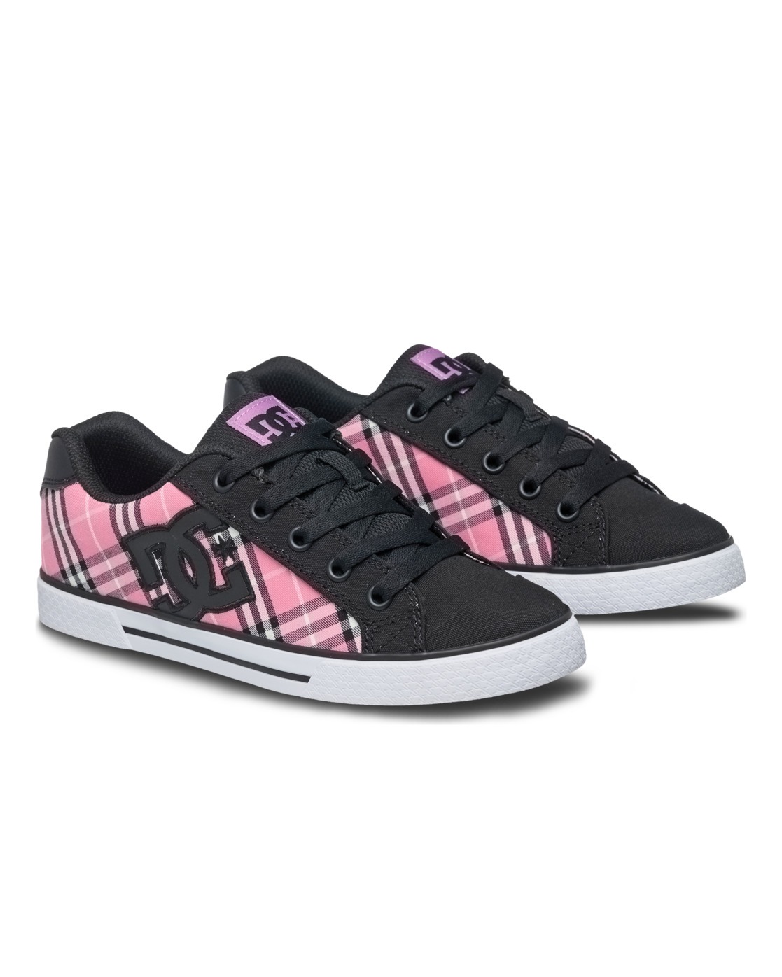 Sneaker DC SHOES "Chelsea", Damen, Gr. 7(38), pink base, Obermaterial:Obermaterial: Textil / Futter: Textil / Außensohle: Gummi;, Schuhe Sneaker