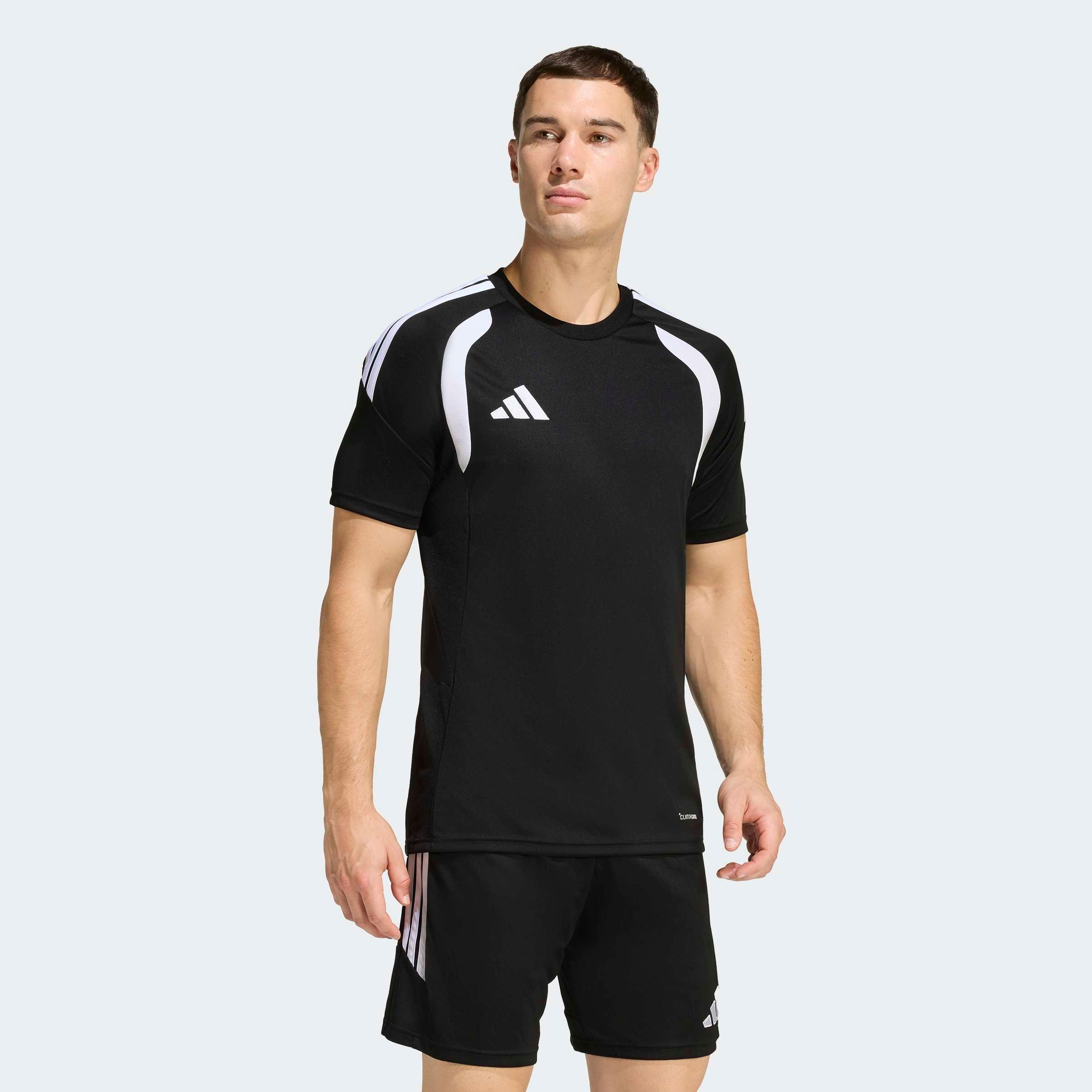 Fußballtrikot ADIDAS PERFORMANCE "TIRO26L JSY M", Herren, Gr. 3XL, schwarz, weiß, Obermaterial: 100% Polyester, Rundhals, Trikots Fußballtrikot