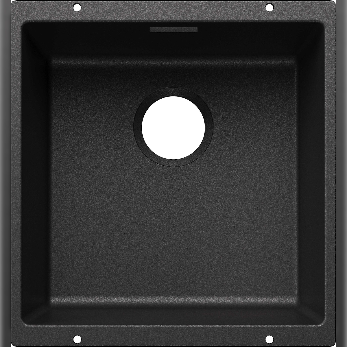 BLANCO GmbH + Co KG BLANCO SUBLINE 400-U Einbauspüle SILGRANIT anthrazit ab 50 cm