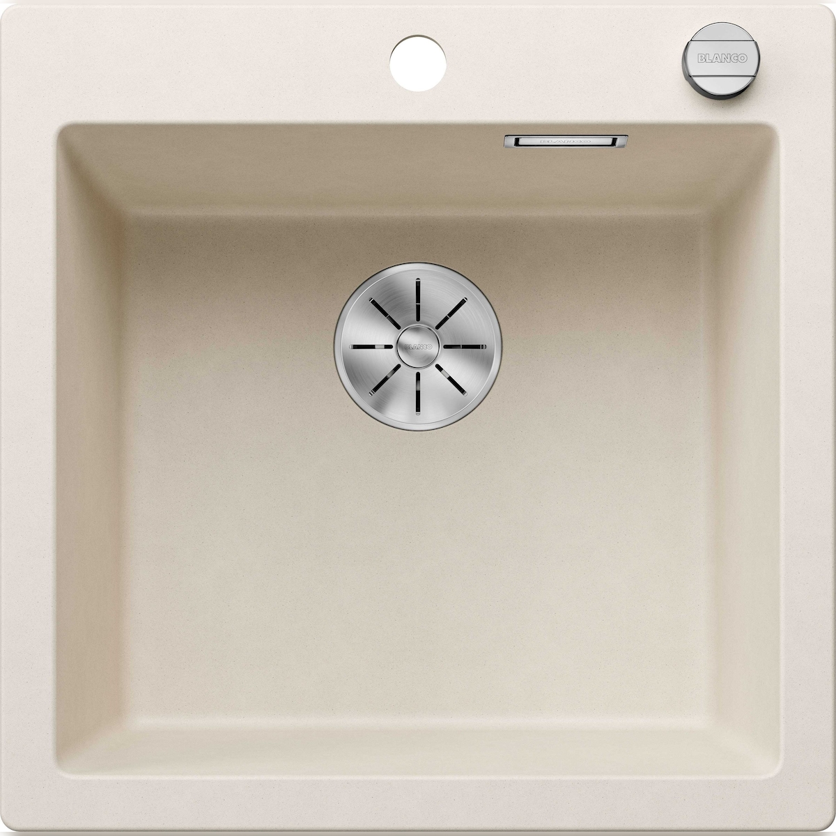 BLANCO GmbH + Co KG BLANCO PLEON 5 Einbauspüle SILGRANIT softweiß ab 50 cm Excenter Image