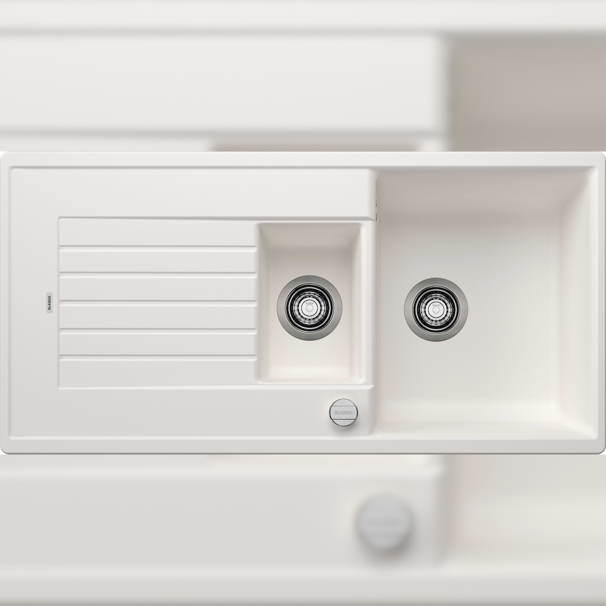 BLANCO GmbH + Co KG BLANCO ZIA 6 S Einbauspüle SILGRANIT weiß ab 60 cm Excenter Image