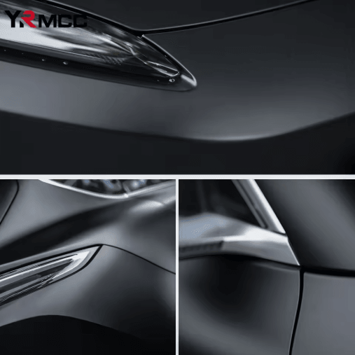 Matte Black Vinyl Car Sticker Wrap Waterproof Auto And Motorcycle Film glossy Forged Carbon 30cmx150cm