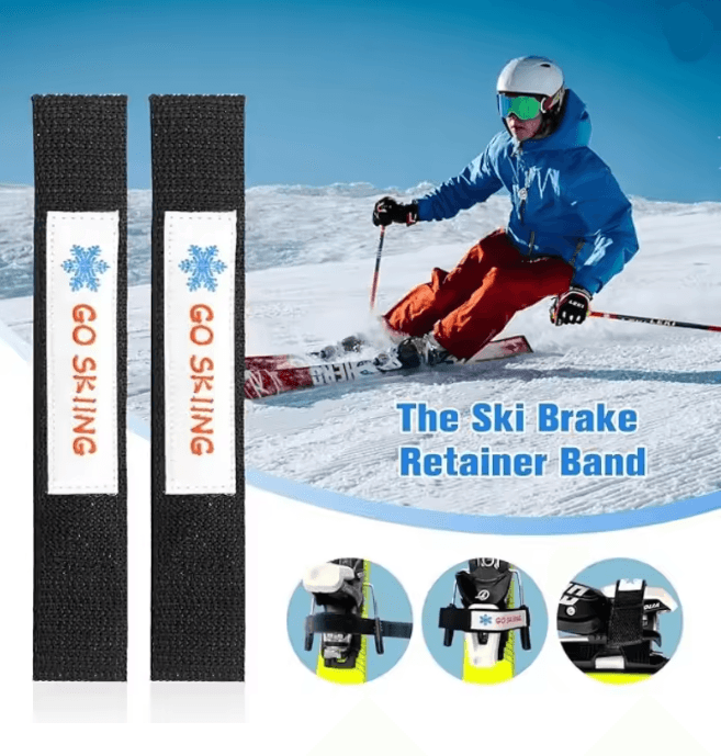 Ski Binding Brake Retainer Straps Adjustable Ski Retainers Set Of 6 c
