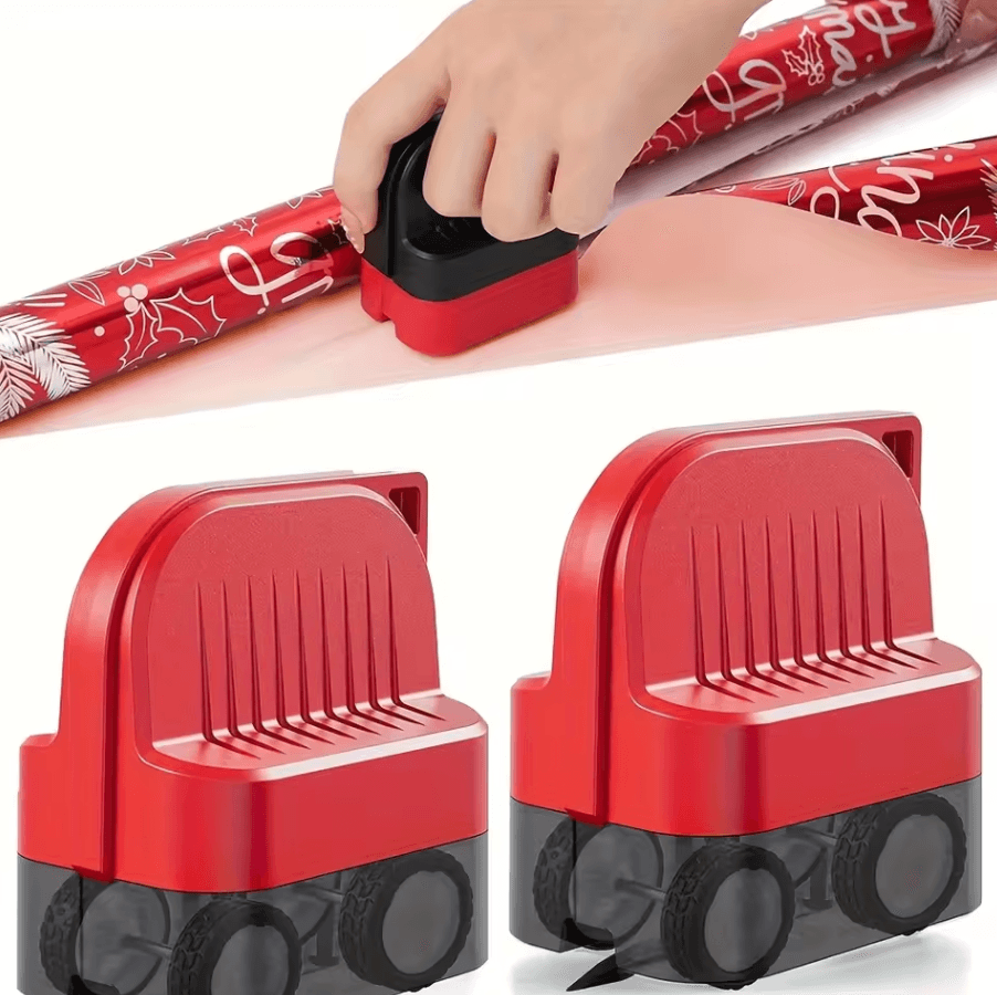 Multi Use Cylindrical Paper Cutter Tool For Gift Wrap Craft And Office Use black