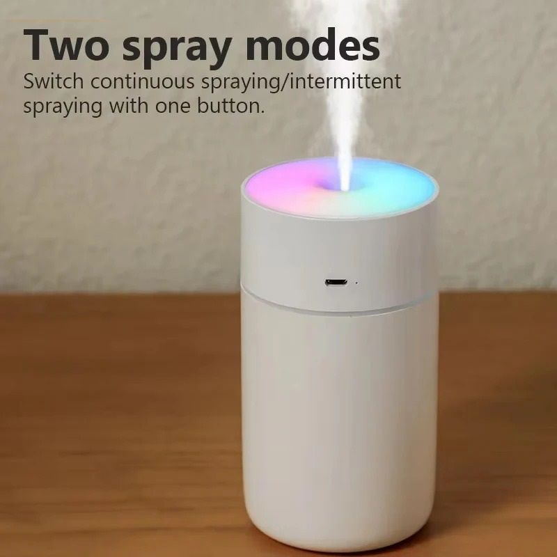 Wireless Colorful Portable Mini Air Humidifier And Aroma Diffuser pink
