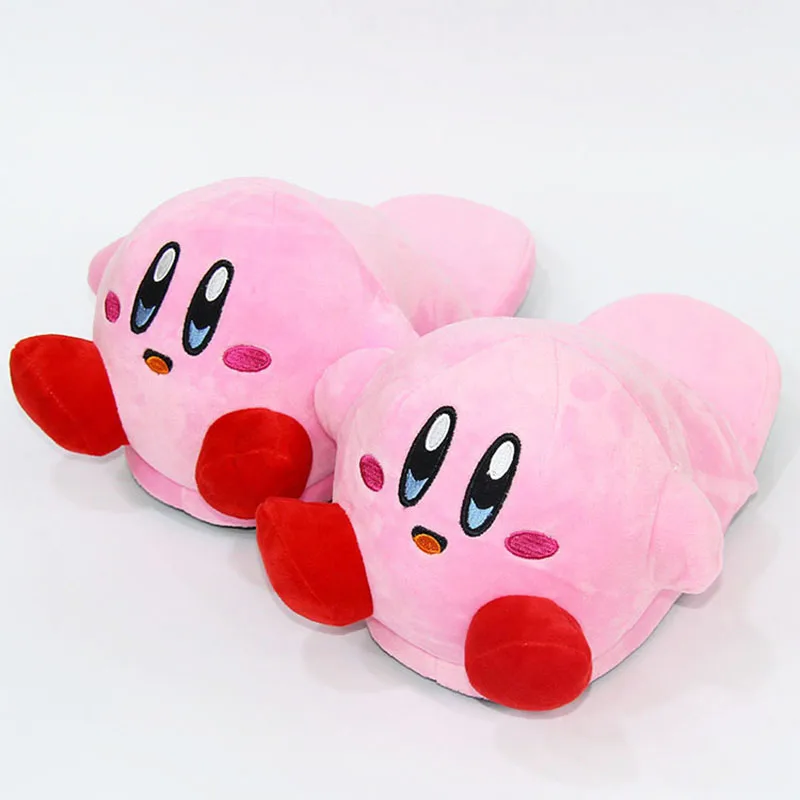 Winter Warm Anime Kirby Slippers Women Cartoon Cosplay Household Shoes Indoor Bedroom Kawaii Cotton Slippers Winter Warm Anime Kirby Slippers Women Cartoon Cosplay Household Shoes Indoor Bedroom Kawaii Cotton Slippers