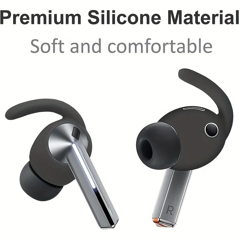 Silicone Sport Ear Hooks For Galaxy Buds 3 Pro transparent 3 Pairs