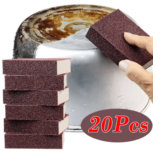 Magic Carborundum Sponge Eraser Rust And Scale Removing Cleaning Pads 1 To 8 Pcs 12pcs set