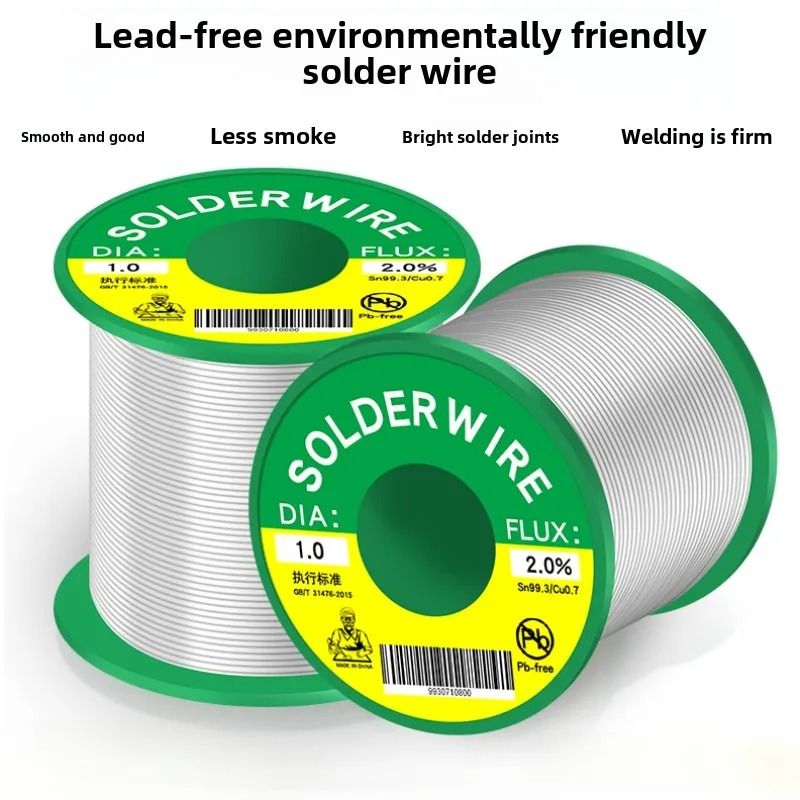 High Purity Lead Free Soldering Wire With Low Temperature Flux Core 50g 0.8 Mm