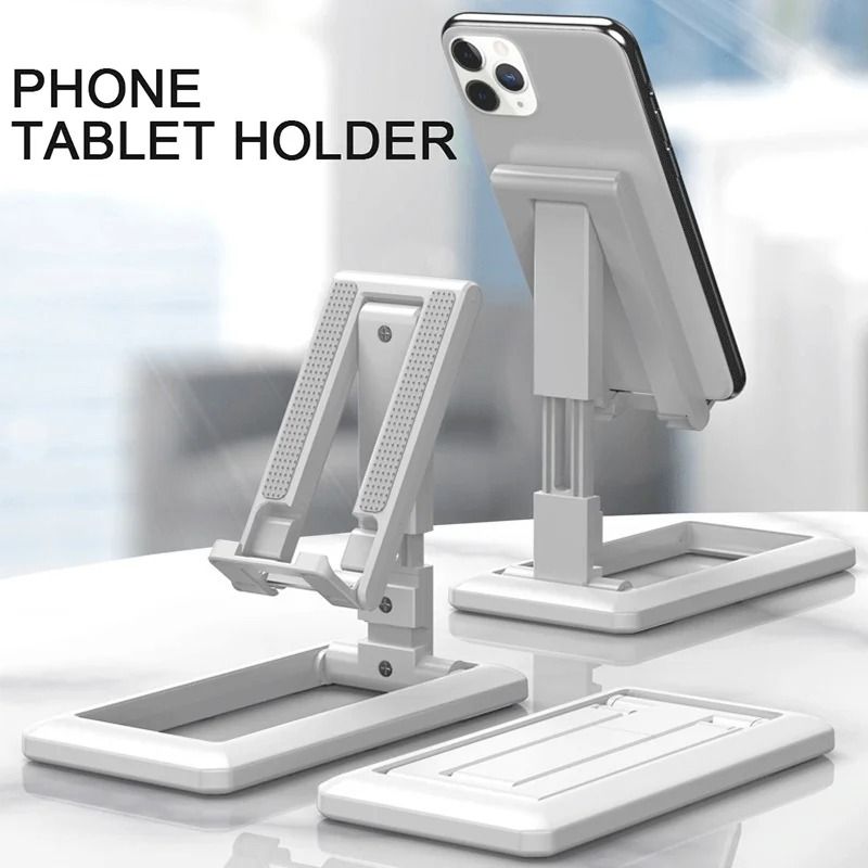 Universal Foldable Desktop Smartphone And Tablet Holder black