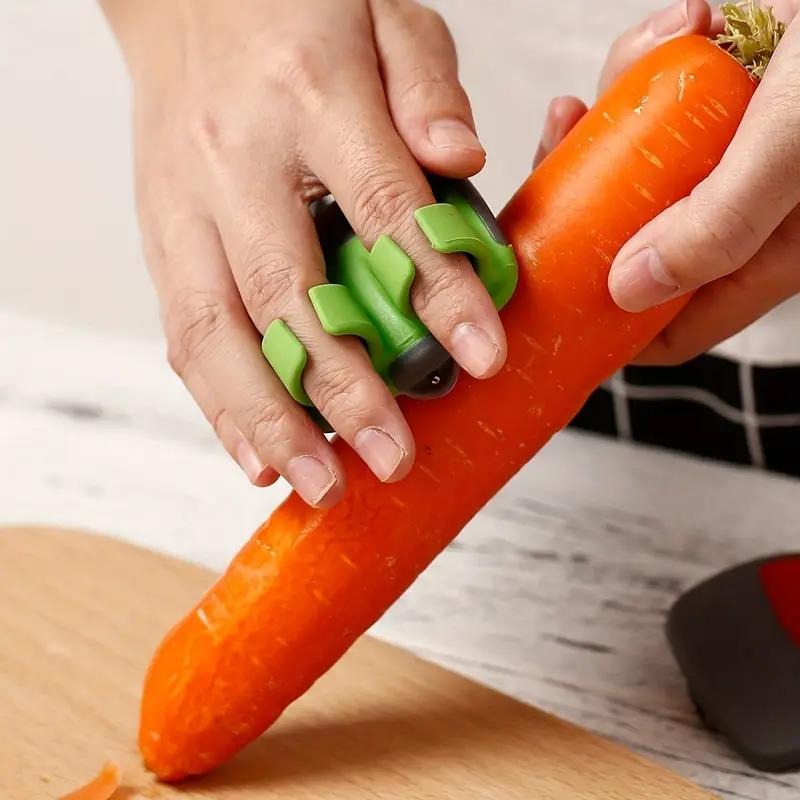 Easy And Convenient Black Green Peeler, Sharp Blade, Non Slip Grip, For Kitchen Prep And Camping Kits Easy And Convenient Black Green Peeler, Sharp Blade, Non Slip Grip, For Kitchen Prep And Camping Kits