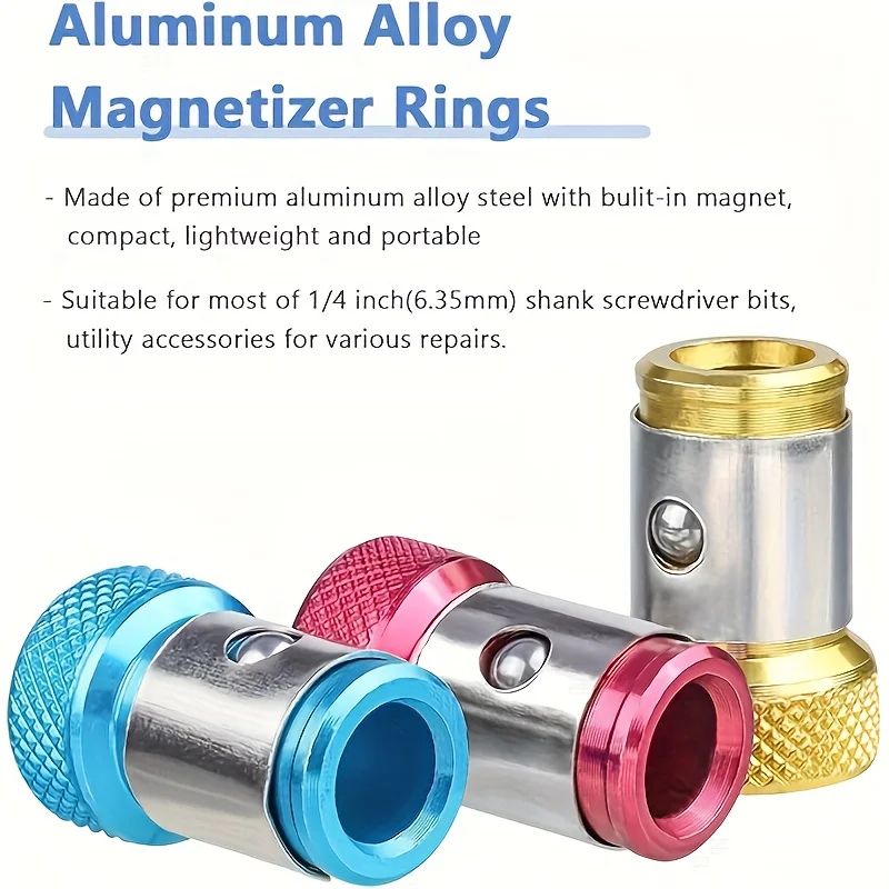 6 Piece Magnetic Screw Ring Drill Bit Set 6 Piece Magnetic Screw Ring Drill Bit Set