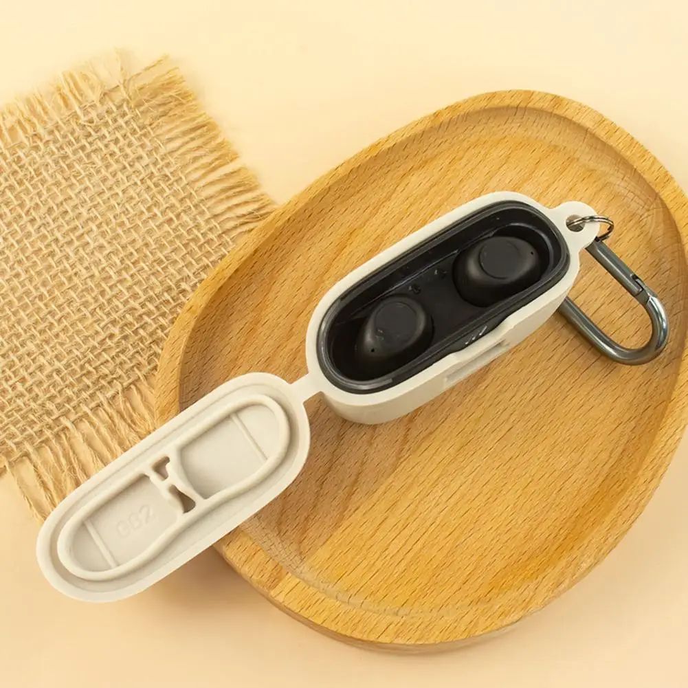 Silicone Protective Case For JBL Vibe Buds beige