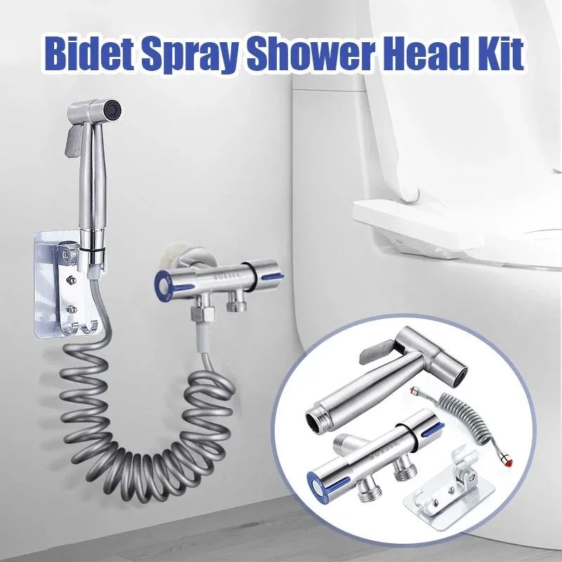 Handheld Toilet Bidet Sprayer Set package A 3 In 1 g1 2