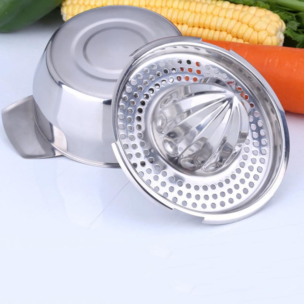 Manual Orange Juicer, Detachable Stainless Steel Lime Squeezer With Strainer france