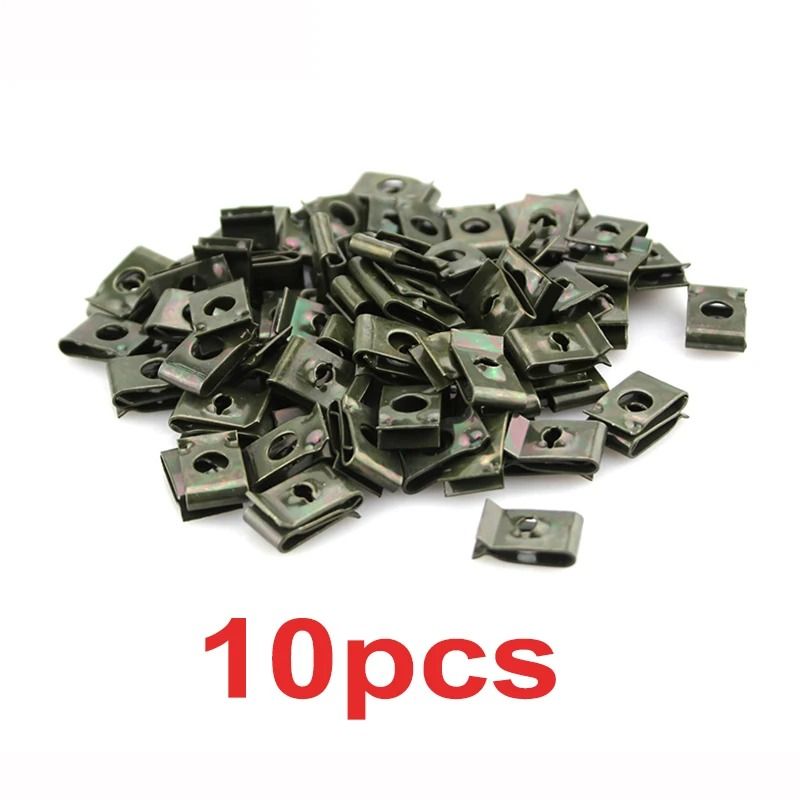 Self Tapping U Clip Screws Anti Rust Metal Fastener Kit For Cars And Motorcycles 60 Pcs Set Mixed