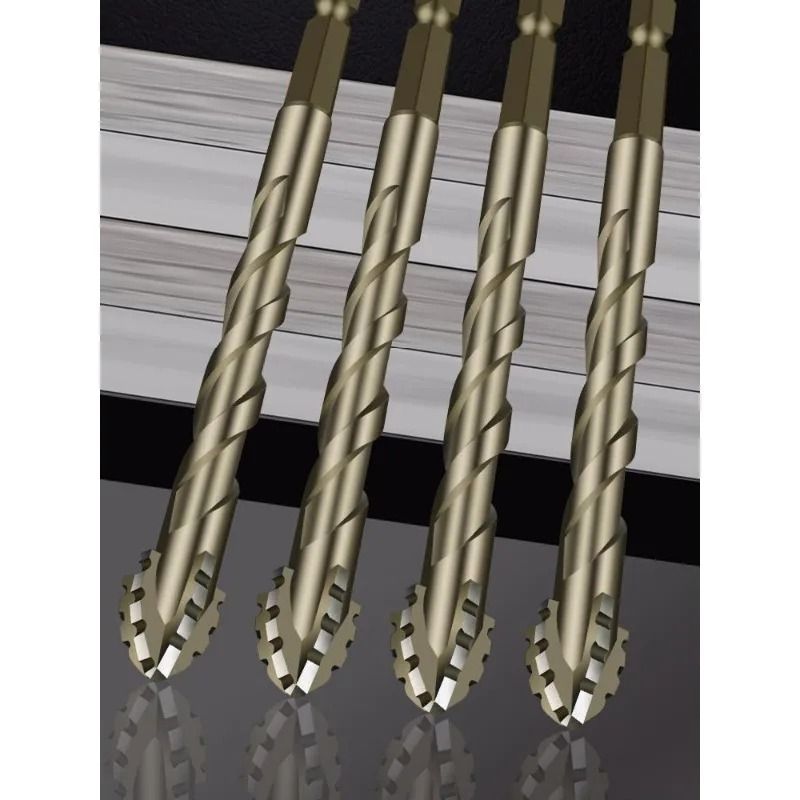 Four Edge Dry Drill Bit For Ceramic Tile Marble And Concrete Precision Cutting Tool 7 Pcs With Box