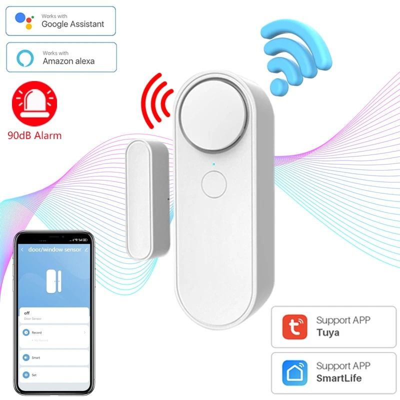 Tuya Smart WiFi Door & Window Security Sensor 8 Pcs