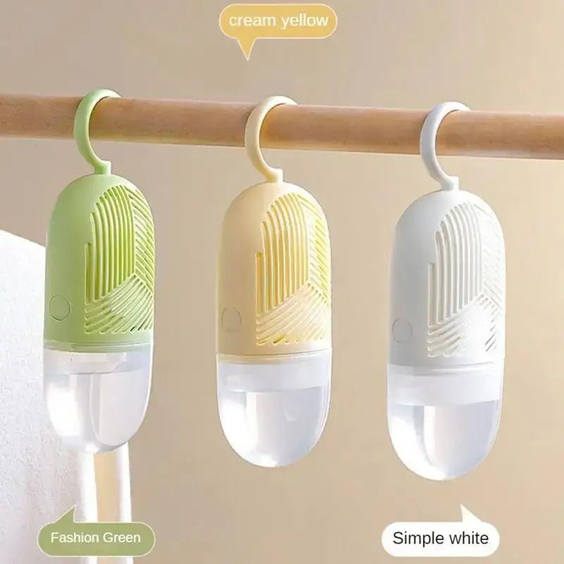 Hanging Wardrobe Dehumidifier Moisture Absorber Anti Mold Closet Protector yellow