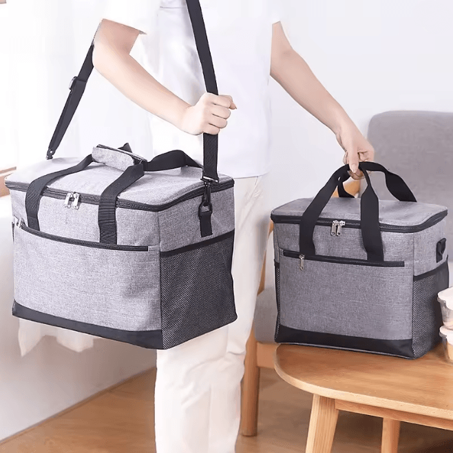 Large Capacity Leakproof Picnic Cooler Bag Insulated Lunch Tote f