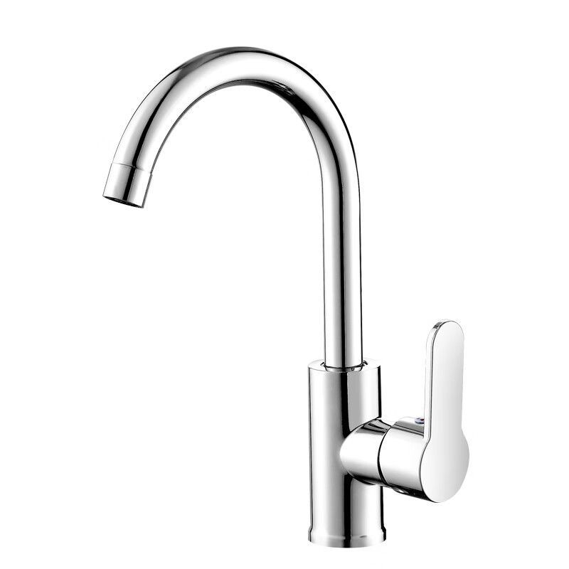 Stainless Steel Household Dishwashing Sink Kitchen Faucet Two in one Hot And Cold Water Faucet with Short Pipe