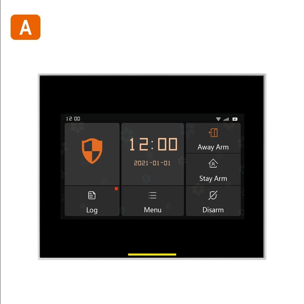 Staniot WiFi Home Security System Tuya Smart Wireless House Alarm Compatible With Alexa And Google f uk Plug